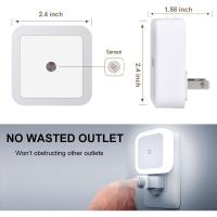 Luces Nocturnas LED Para El Hogar Sensor De Atardecer Y Amanecer Para Habitación De Adultos Y Niños Sala De Estar Baño Pasillo Luz De Noche Con Enchufe En La Pared - details 6