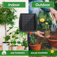 Kit De Riego Solar Con Modos De Tiempo Y Drip IP67 Impermeable Para Plantas Automáticas Dispositivos De Riego Solar Potenciados - details 4