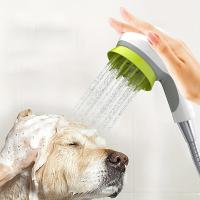1pc Limpieza De Mascotas: Cepillo De Masaje Y Manguera De Ducha Para Perros Suministros De Baño Para Mascotas Accesorios Para Perros Venta Al Por Mayor - details 2
