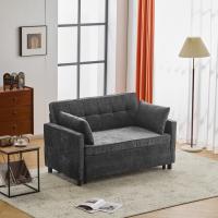 [Sofá Cama con función de Cama] sofá Doble, sofá Cama Doble, respaldo ajustable, Vestido de chenilla, espuma de Alta densidad, sofá de salón, sofá con función de Cama - details 0