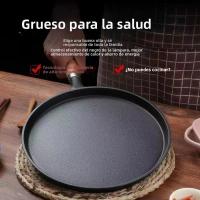Sartén De Hierro Fundido 26cm No Apariados Antideslizantes Para Huevos Tortitas De Harina Carne a La Parrilla En Estufa Y Inducción Cocina - details 5