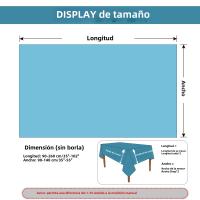 Mantel Bohemio Vintage Con Borlas Impermeable De Algodón Y Lino Para Exterior Protector De Mesa Sin Arrugas Rectangular - details 3