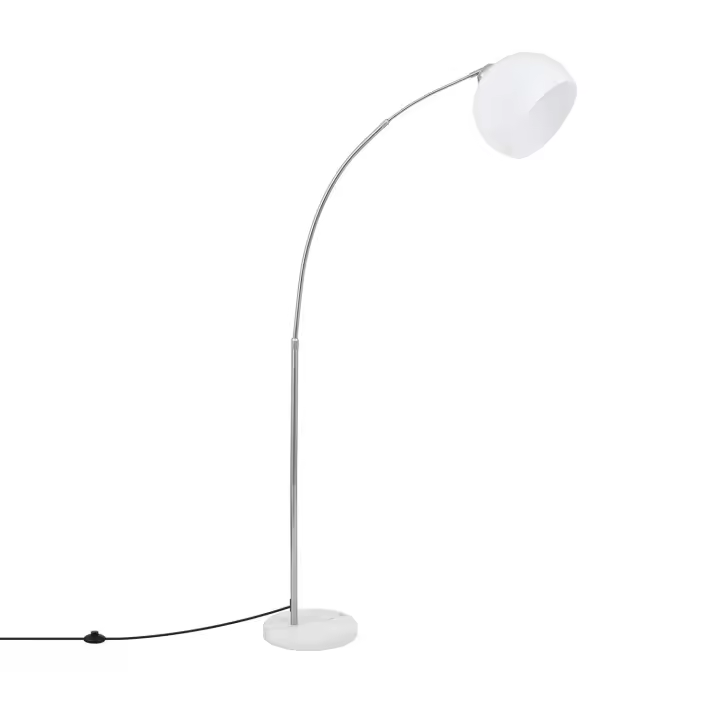 Ledkia Lámpara de Pie Gebogen - Diseño Elegante y Regulable en Altura para Interiores - 1