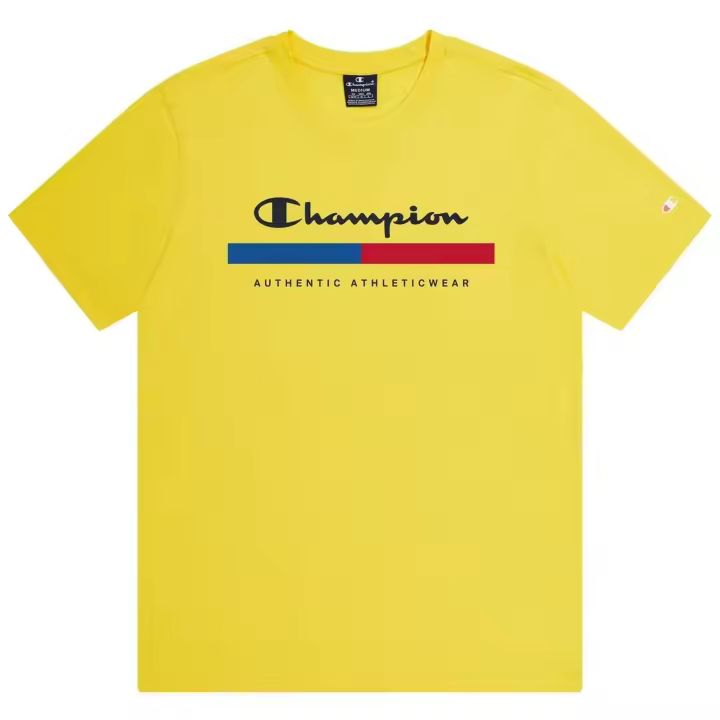 Camiseta de Manga Corta Champion  para hombre en color amarillo - 1