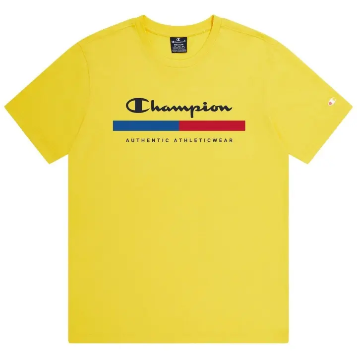 Camiseta de Manga Corta Champion  para hombre en color amarillo - 1