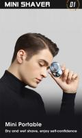 Mini Afeitadora Eléctrica Para Hombres Recargable Uso Dual Seco-Húmedo Afeitadora De Barba Portátil Lavable Y Recargable Epilador De Rostro - details 10