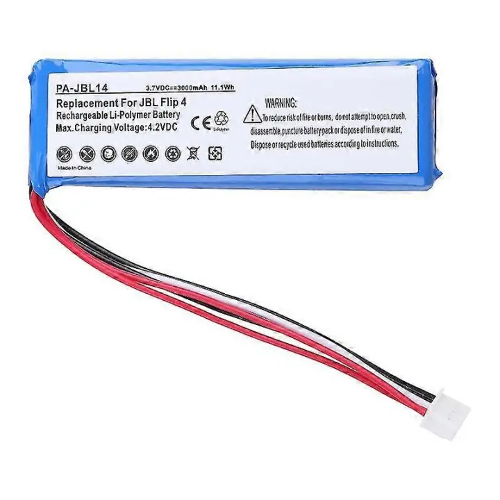 3.7v Lipo Battery3000mah Lithium Polymer Battery Rechargeable Compatible-replacements - 1