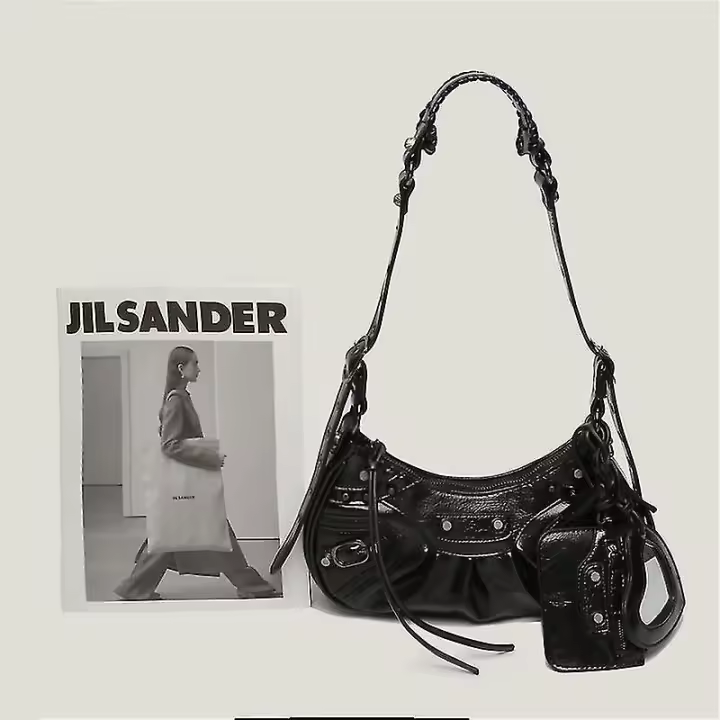 Stud Detail Mini Cross Body Shoulder Bag - 1