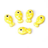 10pcs Cuentas De Cerámica En Forma De Pez Para Fabricación De Joyas Pulseras Y Collares Accesorios De Encanto Coloridos - details 11