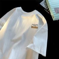 Camiseta De Algodón Para Hombre Estampado De Gato Adorable De Alta Calidad Manga Corta Casual Suelta Y2k Top Para Gimnasio Deporte - details 3