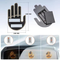 Lámpara De Dedo Para Coche Con Control Remoto Luz Interior De Vehículo Signos De Furia En La Carretera Lámpara LED De Advertencia Freno Automático - details 1
