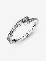Pandora - Anillo superpuesto brilliant-Plata de Lei - details 0