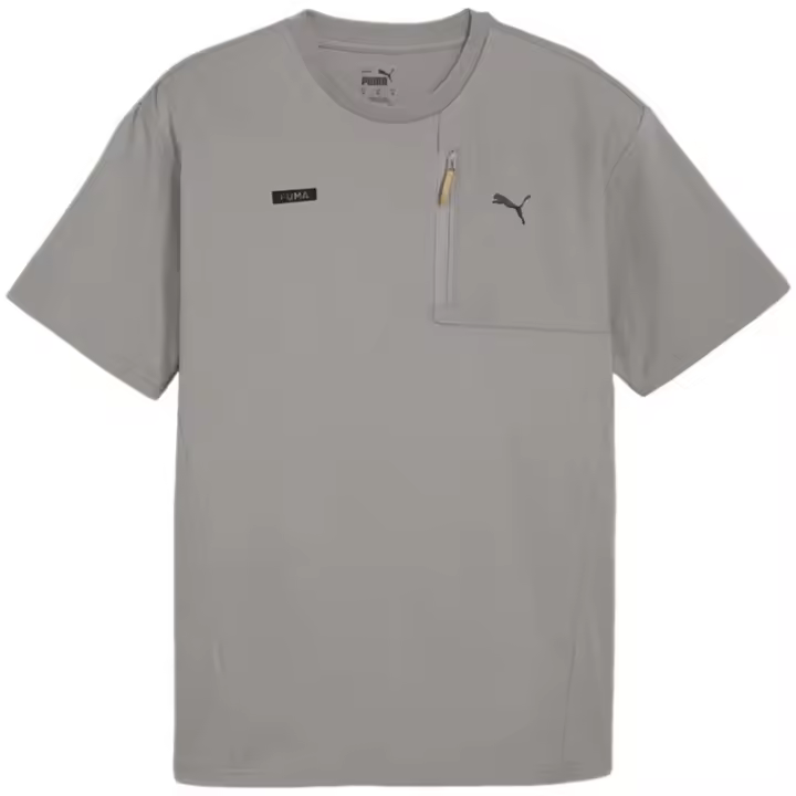 Camisetas M/C marca Puma modelo 678920-62 para hombre en color gris - 1