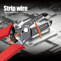 Alicates De Desencapado De Cables Eléctricos De Acero Inoxidable Con Diseño De Resorte Y Mango Antideslizante Herramientas De Hardware Multifuncionales - details 4