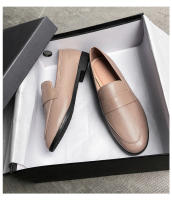 Nuevos Zapatos Pequeños De Cuero Para Mujer Estilo Británico Vintage Antideslizantes Moda Casual Zapatillas Planas Sin Cierre - details 13