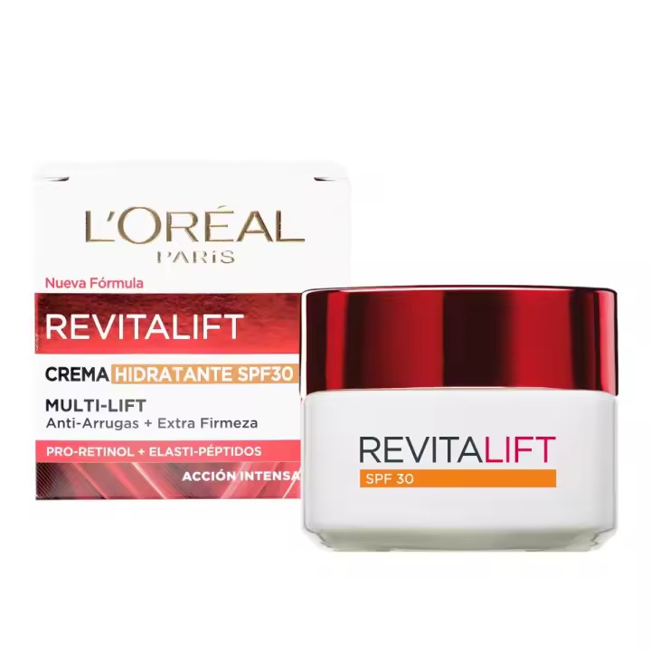L'OREAL PARIS REVITALIFT crema de día anti-arrugas SPF30 Cremas Antiarrugas y Antiedad - Tratamiento Facial Reafirmante 50 ml - 1