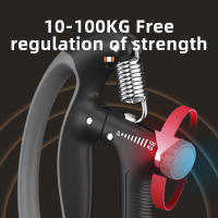 Expansor De Muñeca Y Mano Inteligente Ajustable De 10 a 100KG Ejercicio De Fortalecimiento De La Poderosa Pinza De Agarre Con Cuenta Azul/Morado/Negro Unidad - details 3