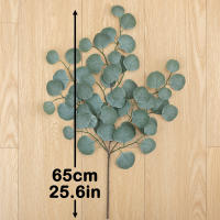 Arbusto De Seda Verde Willow Hojas Artificiales Para Decoración De Navidad Boda Fiesta Vino De Willow Planta Foliage En Vaso - details 1