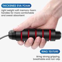 Nueva Cuerda De Saltar Ajustable Con Alambre De Acero Ejercicio De Fitness Y Entrenamiento En Casa Equipo Deportivo Sin Enredos - details 3