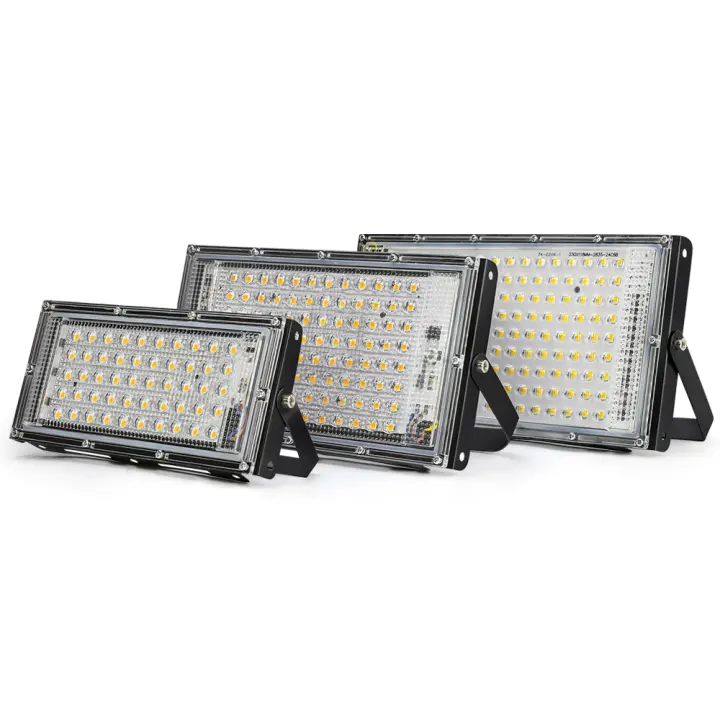 Lámpara De Inundación LED 50W 100W 150W IP65 Impermeable 220V Luz De Exterior Spot Farol De Calle Reflector Luz De Pared - 1
