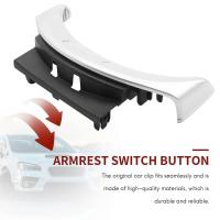 ABS + PC consola central apoyabrazos interruptor botón cubierta de ajuste para Mercedes C GLC clase W205 W253 2015-2020-Excelencia - details 2