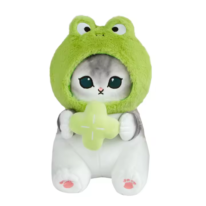 Muñeco De Peluche Kawaii De 20cm Serie Bosque Mofusand Gato Rana Mariposa Animal Cosplay Juguetes Para Niños Regalo - 1