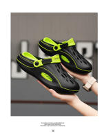 Sandalias De Coco Para Hombres Verano Zapatillas Deportivas Al Aire Libre Antideslizantes Con Agujero En La Plantilla Material EVA Tallas Reales Cierre De Correa - details 19