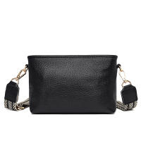 Bolso cruzado de cuero genuino para mujer, bandolera de hombro de vaca de Color sólido, a la moda, de lujo, para teléfono, 2022 - details 16