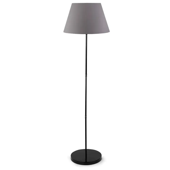 Lámpara de pie 140 cm. gris/negro, tipo E 27 Max 45 - 60 WIP: 2-0 WELLHOME - 1