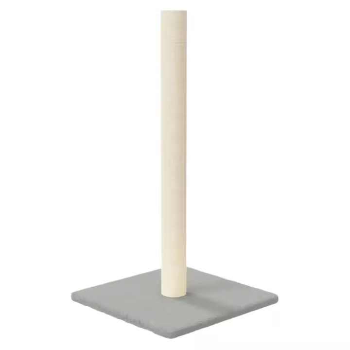Poste Limpiador para Gatos gris Claro 35x35x70 cm - 1