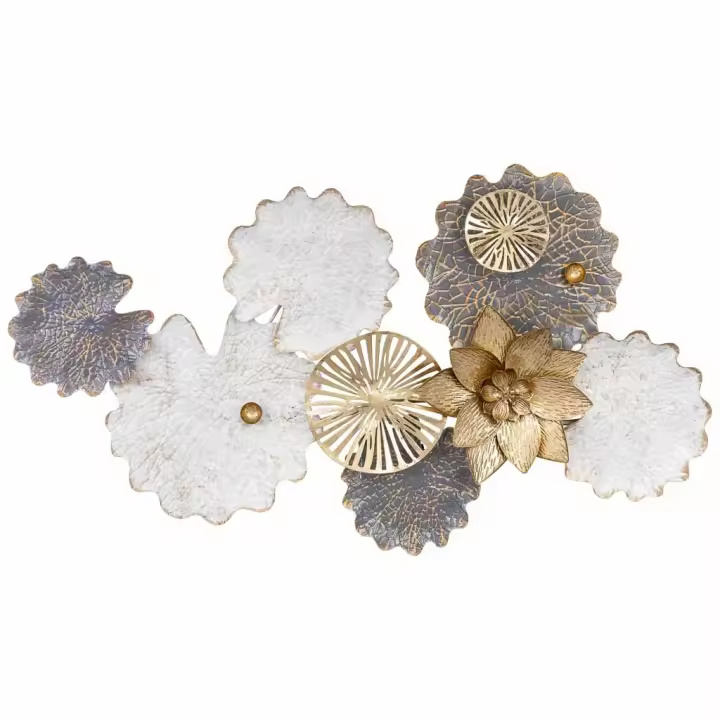 Mural decorativo de pared de metal 95,3x56,5x7,6 - 1