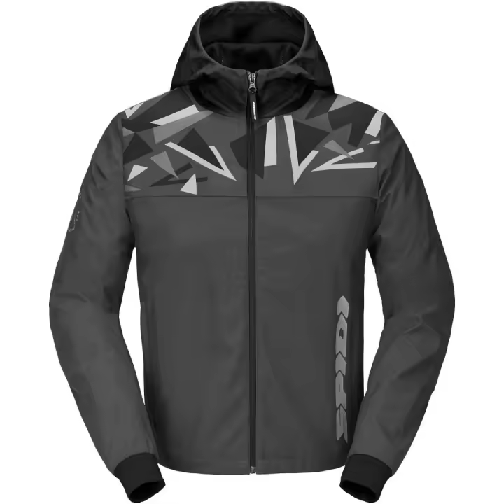 Chaqueta Spidi Hoodie Evo Sport Negro antracita - 1