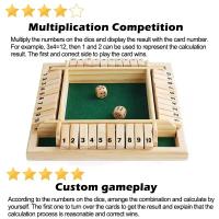 Nuevo Juego De Dados De Madera Para 4 Jugadores Juego De Tablero Para Interacción Padres-Hijos Entretenimiento Familiar - details 6