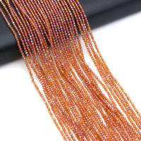 Piedras Naturales Esmeralda Brillante Pequeñas Perlas De Cuarzo Para Hacer Joyas Collar Pulsera Accesorios 14 Pulgadas - details 8