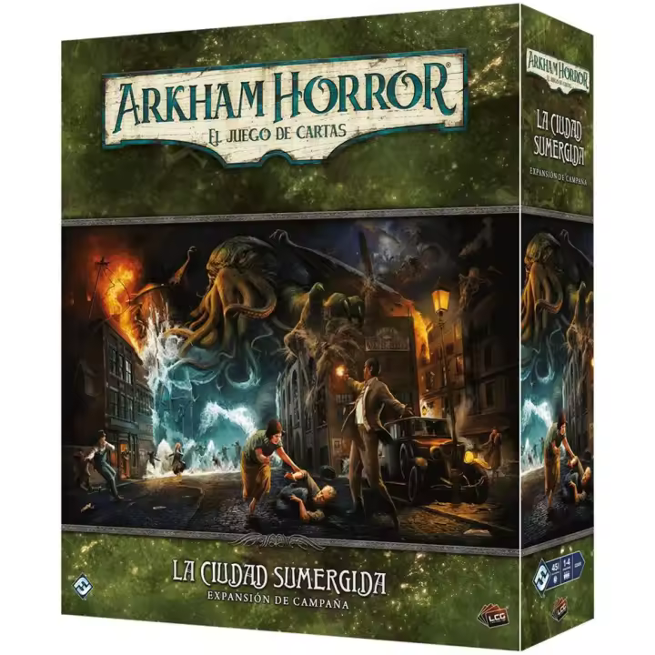 Juego de mesa arkham horrir la ciudad sumergida exp. campaña - 1