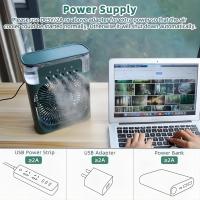 Ventilador de Refrigeración y Aire Acondicionado de 600 Ml - 3 Velocidades - Con Modo de Pulverización y Luz Nocturna - details 0