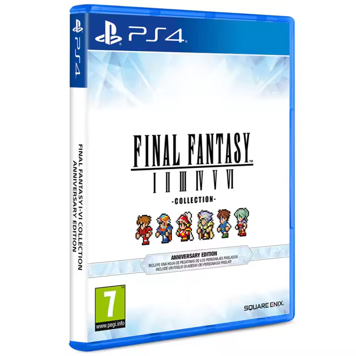 Final Fantasy I-II-III-IV-V-VI Pixel Remaster Collection PS4 - Square Enix - Plaion - RPG - 1