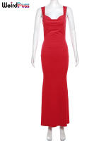 Vestido De Vacaciones Nibber Con Cuello Cuadrado Y Espalda Descubierta Para Mujer Sin Mangas Decorado Con Lazo Vestido Sexy De Fiesta En La Playa Vestido De Cuerpo Entero De Polyester Y Spandex - details 6