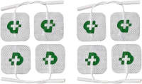 TESMED Todo el Cuerpo 8 electrodos MM. 50x50 + 8 electrodos MM. 50x100-Fórmula All Body-Para Todos Los electroestimuladores with Cables de Enchufe de 2mm. - details 0