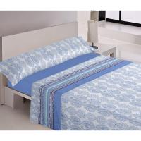 Mercatienda.es Sábanas cama 150cm verano-Suaves y Económicas de Microfibra Anti-perli - Lavanda Azul. - details 5