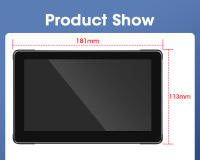 Pantalla Táctil IPS De 7" JMCQ Para Motocicleta Con DVR Dashcam Wireless Carplay Android Auto Cámara Frontal Y Trasera Grabadora Impermeable IPX7 - details 23