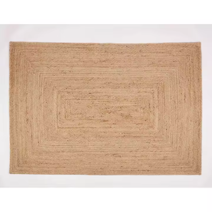 Ottoman - Alfombra de Yute Beth 100% Fibra de Yute Natural - Alta Resistencia - Tejida a Mano - Para Salón, Comedor, Dormitorio, Pasillo - Varias Medidas - 1