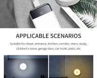 Lámparas Nocturnas LED Recargables Con Sensor De Movimiento 4pcs Decoración De Pared Para Dormitorio Cocina Armario Luz Noturna Para Niños - details 11