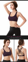 Nueva Sujetador Deportivo Para Mujer Push up Cross Back Shockproof Running Gimnasio Entrenamiento Yoga Top Corto De Fitness - details 16