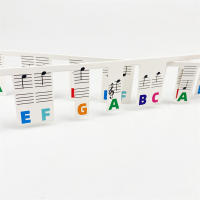 Etiquetas De Teclas Para Piano Electrónico De 88 Teclas Colores Variados Estilo Musical Etiquetas De Notas Para Aprendizaje - details 5