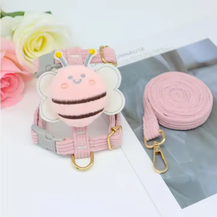 Nueva Correa Y Anzuelo Para Gatos Ajustable Para Perros Pequeños Y Puppies Vestido De Anciano Para French Bulldog Chihuahua Pug Caminar Al Aire Libre - 1