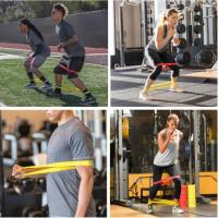 Banda De Resistencia De Goma Para Gimnasio Y Yoga Equipo De Ejercicio Portátil Para Mujeres Entrenamiento De Fuerza Pilates Deporte Elasticidad Para Piernas Cintura Y Brazos - details 1