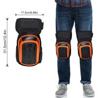 Pads De Rodilla Profesional De Goma EVA De Alta Resistencia Con Almohadillas De Gel Cómodas Y Correas Ajustables Para Trabajo Y Jardinería - details 3