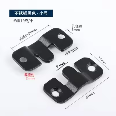 4pcs Gancho De Pared En Acero Inoxidable Clip De Foto Soporte Para Cuadro Y Llave De Muebles Conector De Sofá Y Cama Montaje Plano - 1