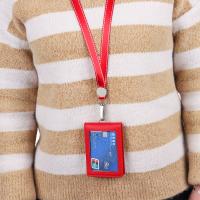 Porta Llaveros De Cuero Genuino Con Clip De Cinturón Y Correa Para Identificación Porta Tarjetas Y Nombre Para Hombres Y Mujeres - details 8
